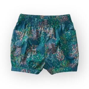 Tea Collection NWT Jungle Garden Baby Bubble Pocket Shorts. 12-18 Months
